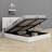 Upholstered Platform Bed With Hydraulic Storage System