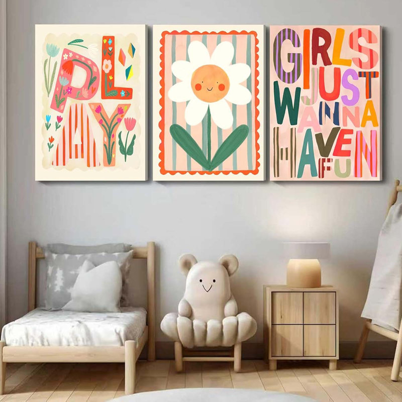 3 Piece Wrapped Canvas Wall Art