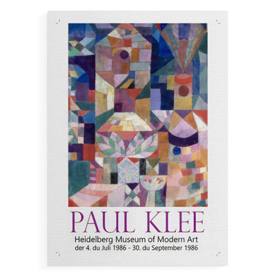 Klee Posters I -Canvas Print Only - NOT FRAMED
