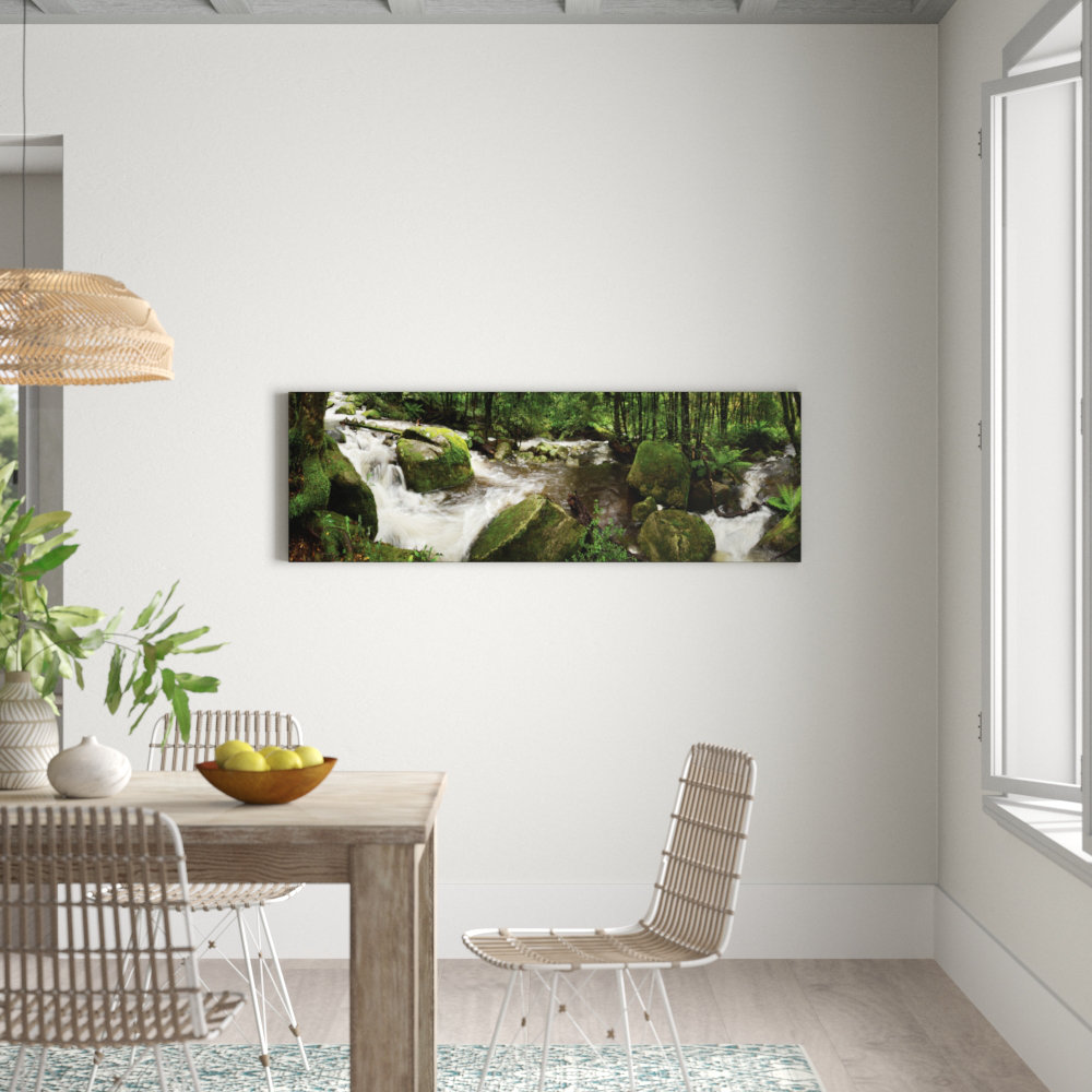 Forest Flow by Andrew Brown Photographic Print Wrapped on Canvas in Green