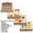 GSE Games & Sports Expert Solid Wood Game Set