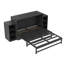 Lit escamotable moderne avec tiroirs de rangement et tablettes Dyreng