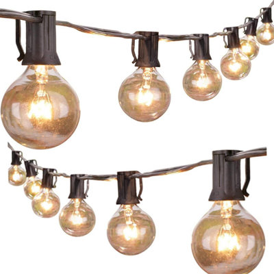 Elanda 10 - Bulb 2'' Solar Powered LED Rope String Light
