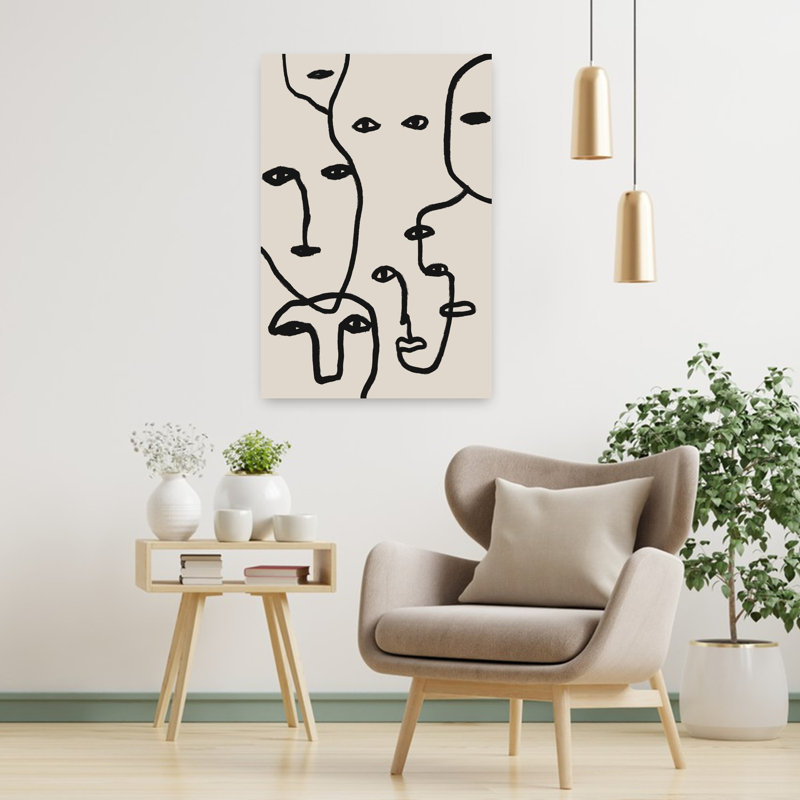 Art contemporain contemporain abstrait, H 36 po x l 24 po