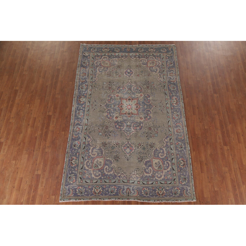 Tapis traditionnel en laine fait à la main 6 x 10