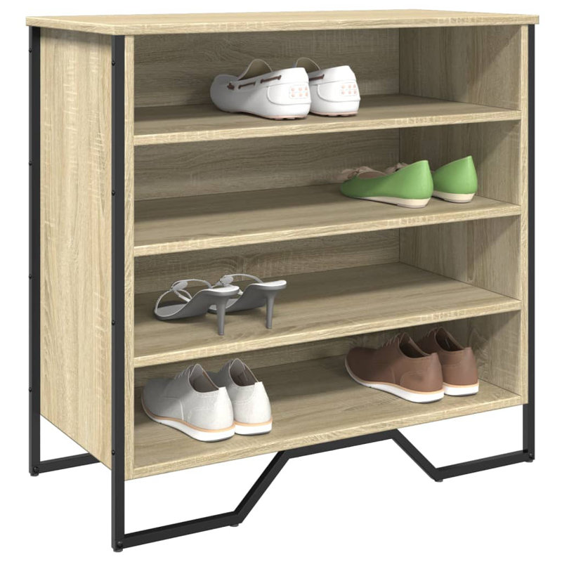 12 Pair Shoe Storage Cabinet, Sonoma Oak