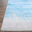 Bleu/gris abstrait tapis décoratif Parmley-1280670228