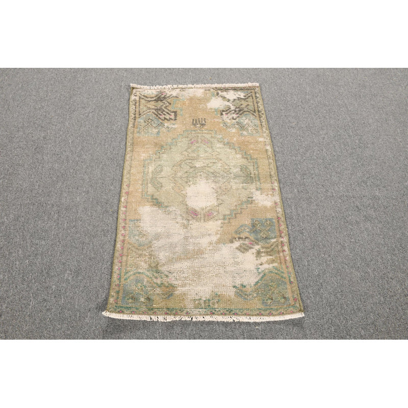 Authentique tapis turc Oushak rétro dans des tons chauds, idéal pour la maison et le bureau