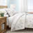 Grey / Taupe Coral Reversible Coastal Quilt Set with Shams-110847208