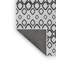 Tapis gris/zone noire à motifs-784032360