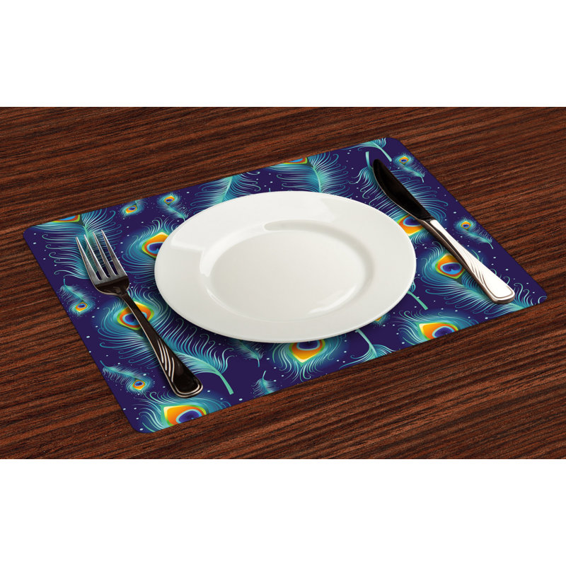Polyester Abstract Rectangle Placemat
