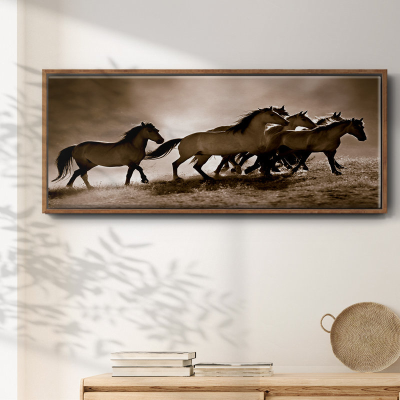 Wild Horses- Framed Canvas