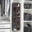  Range-chaussures 16 poches en gris