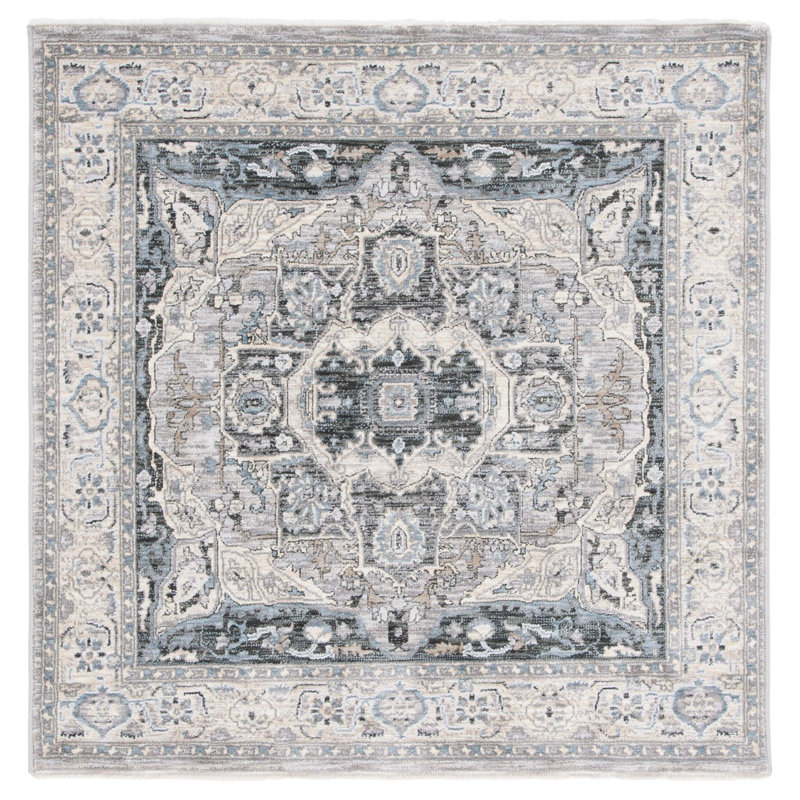 Rinnie Performance Oriental Rug, Square 4'