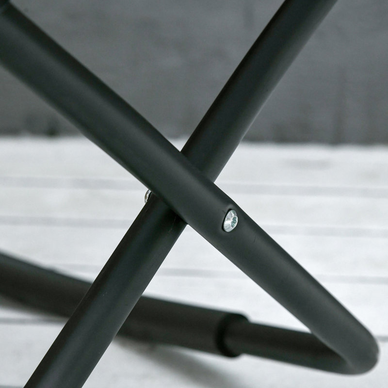 Fauteuil de bronzage portatif extérieur - à bascule, pliable, brun