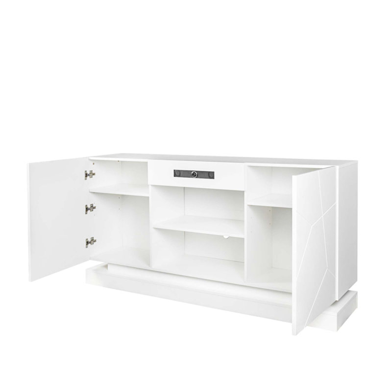 Meuble télé Mikaeli, Blanc