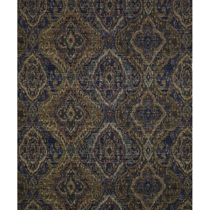 Belarus Fabric, Blue/Brown
