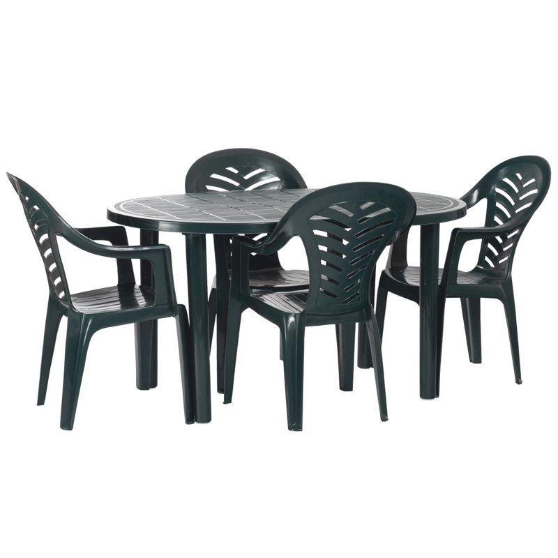 4 Seater Dining, Green