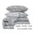Boho Paisley Collection Infinite Blossom Microfiber Quilt Set-1775651487