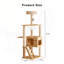 Tour pour chat 48,8 pouces