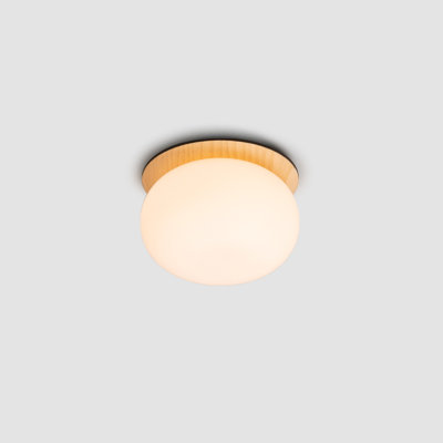 Knock Glass Flush Mount