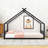 Charming House-Inspired Metal House Bed With Slats-327885164-327885153