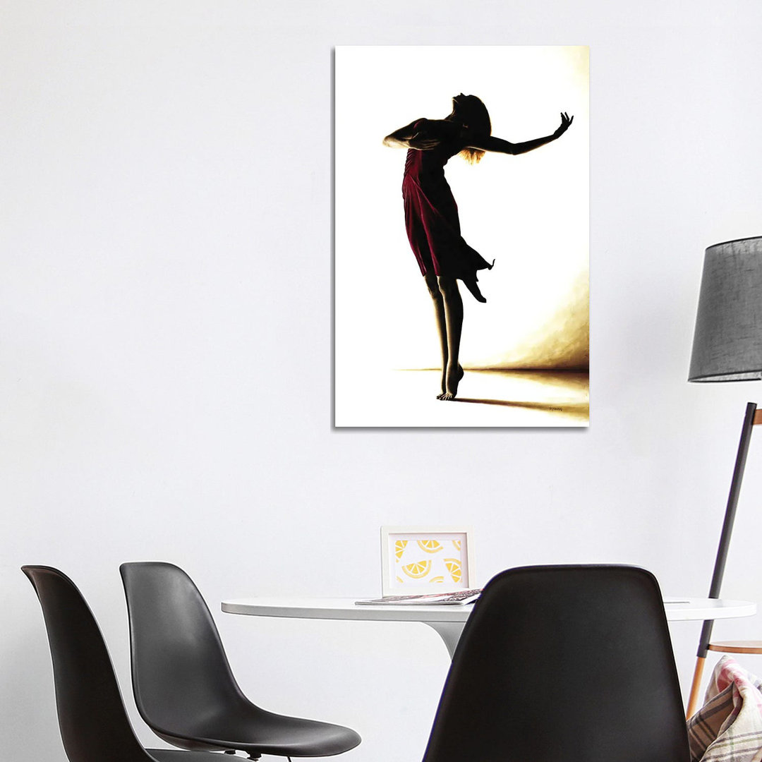 Poise In Silhouette von Richard Young - Giclée auf Leinwand ohne Rahmen Galerieverpackt