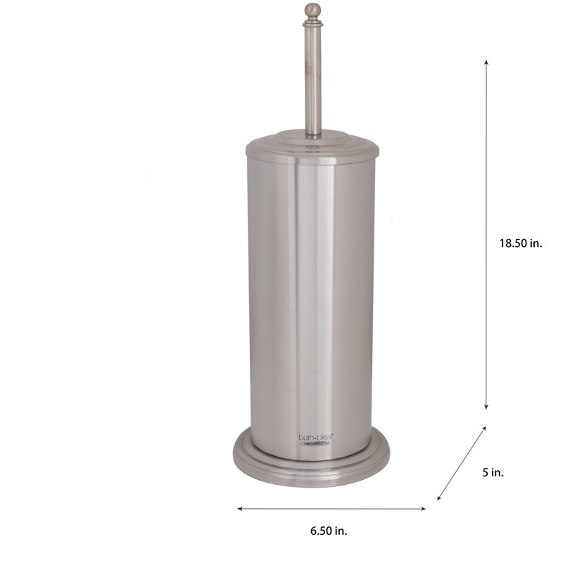 Bath Bliss Metal Plunger, Stainless steel