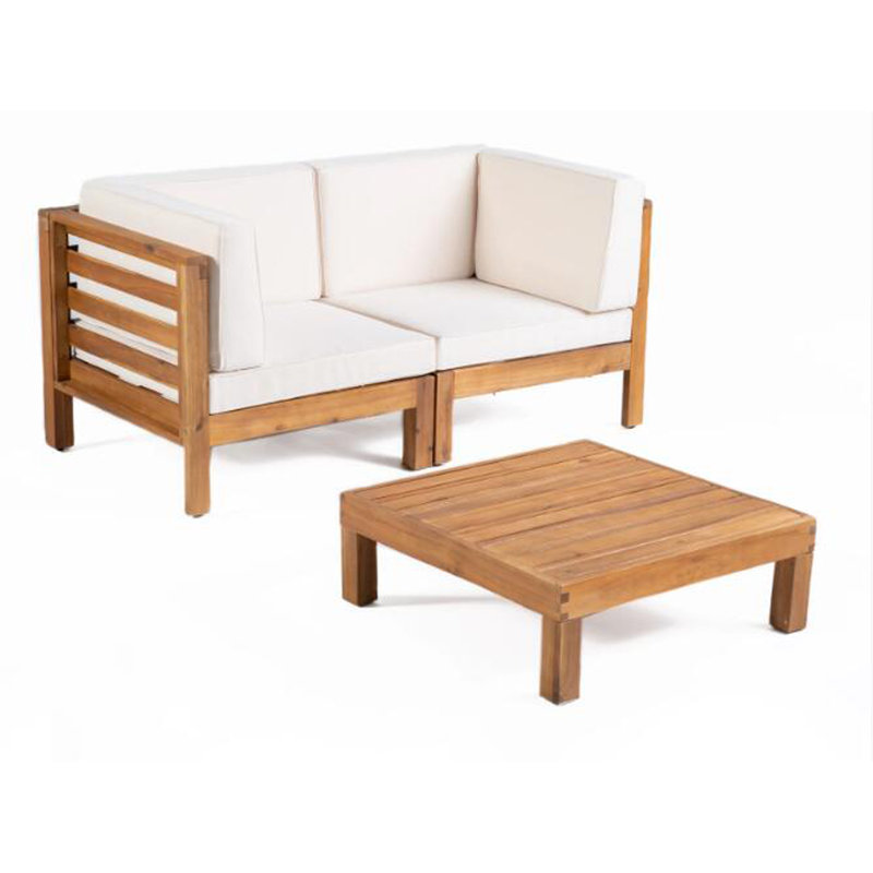 Ensemble de 3 sièges avec table basse