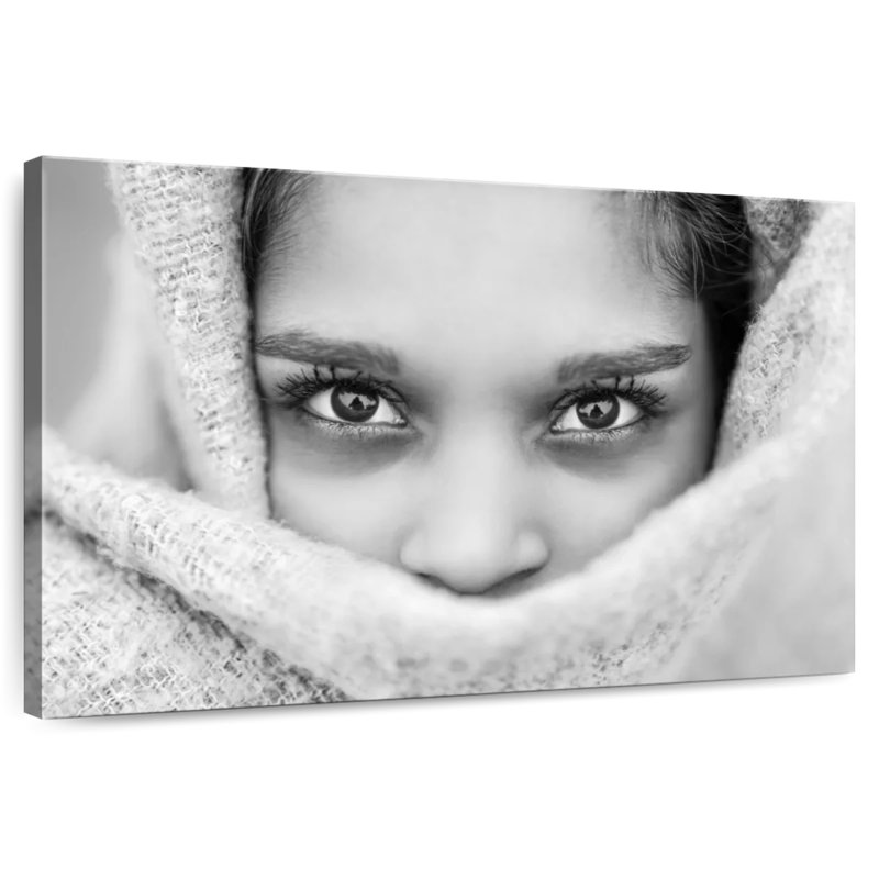 Leisha aux yeux de la jeunesse, H 8 po x l 12 po