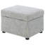 Repose-pieds avec rangement Merced Grey