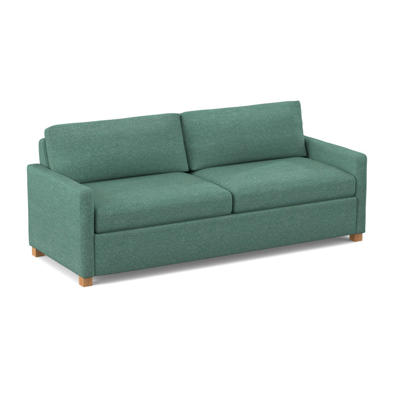 Wilkinson Upholstered 87'' Sofa, Fluff Wall Street