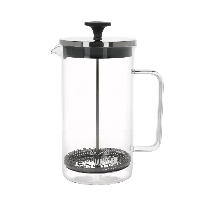 8 Cup Glass Cafetiere, 1 L