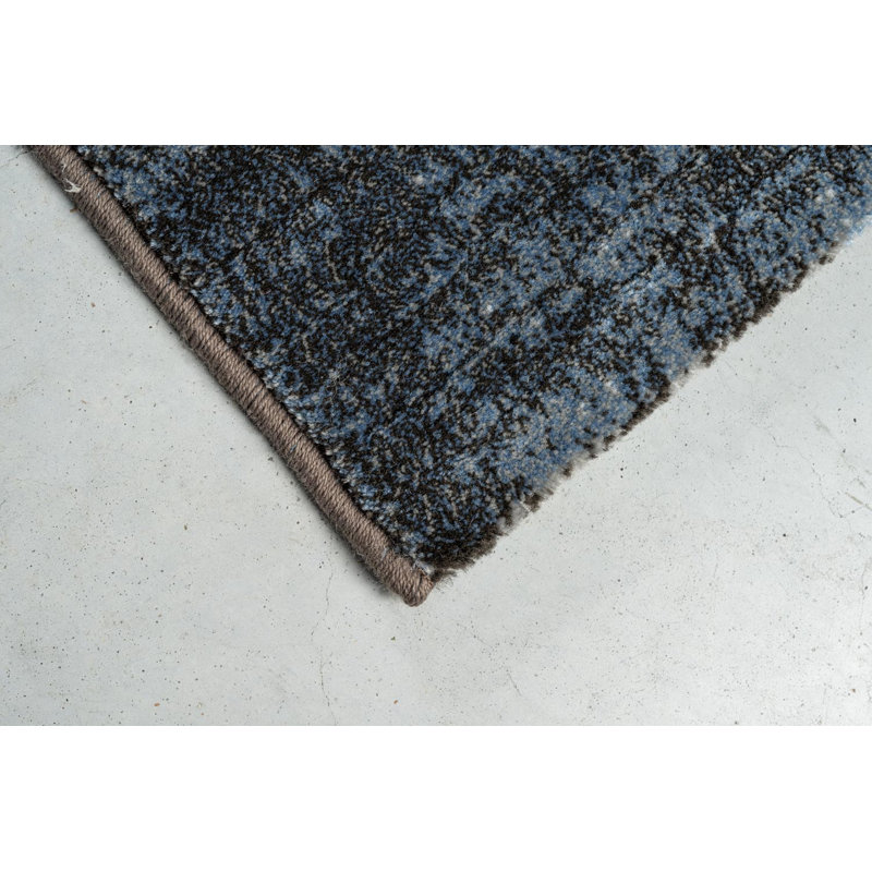 Galleria Power Loom Polypropylene Rug, Rectangle 280 x 380 cm, Black/Brown