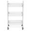 Adin 78.7cm H x 46cm W Utility Cart with Wheels-657246309