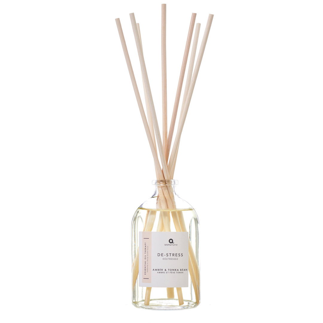 Reed Diffuser, De-stress, Amber and Tonka Bean