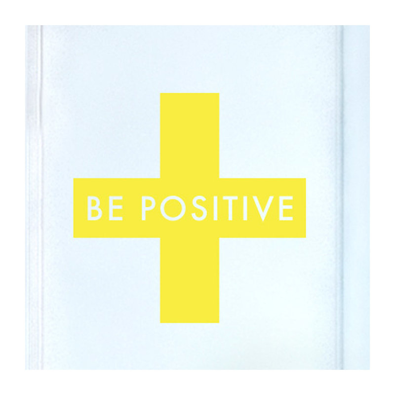 Wall Decal, 40" H x 40" W, Bright Yellow