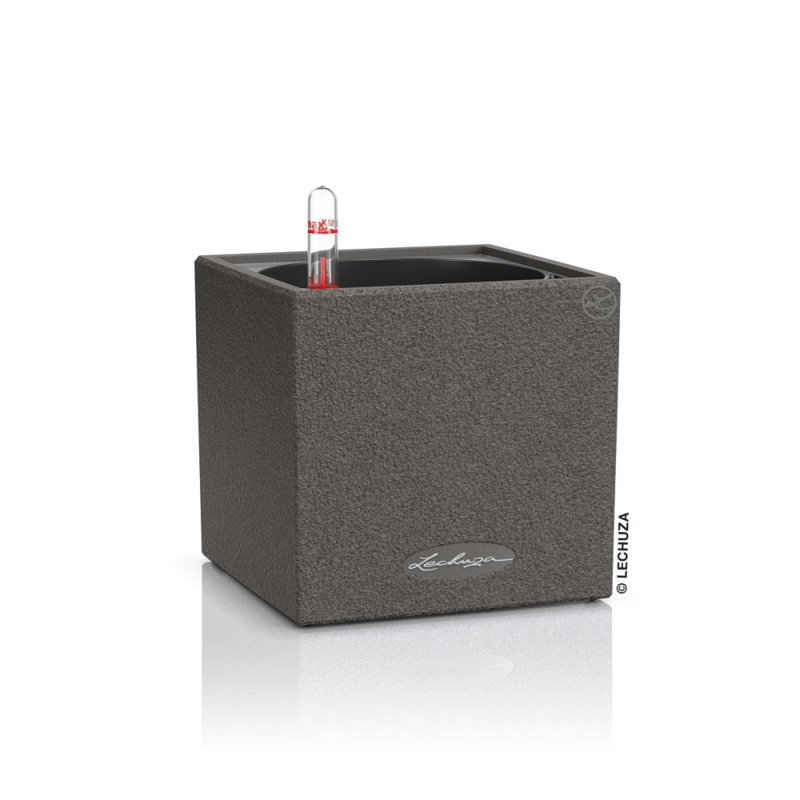 Canto Pot Planter, Graphite Black