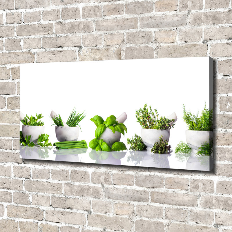 Herbs - Wrapped Canvas Print