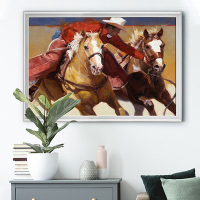 «Nabbed», peinture sur toile encadrée