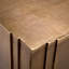 Side Table Gubbio Antique Brass Finish