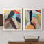 Botanical Revisit I - Ensemble de 2 peintures sur toile encadrées-1448799664-1448799678