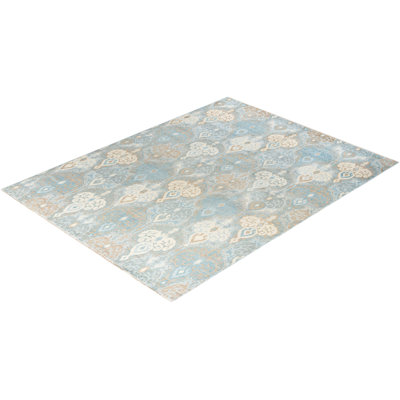 Modern One-of-a-Kind 8' 1" X 10' 4" New Age Wool Area Rug Gray