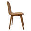 Chaise d'appoint en chêne et bois massif