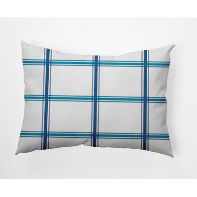 Coussin décoratif géométrique rectangulaire