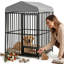 180cm H Metal Yard Kennel