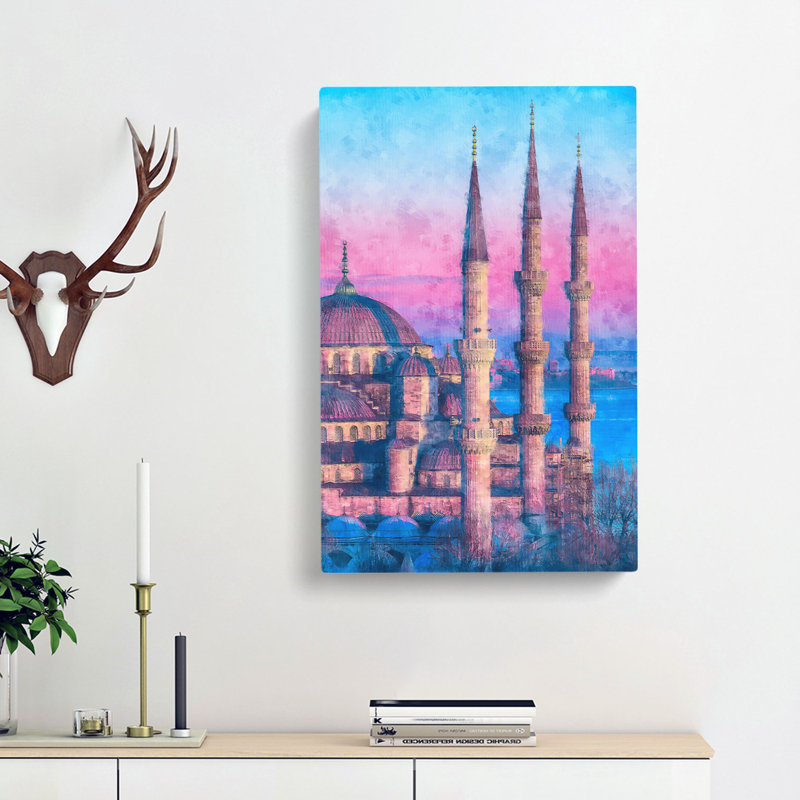 The Hagia Sophia Museum - Wrapped Canvas Painting, 50cm H x 35cm W x 3cm D