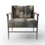 Abstract Shapes And Lines III - Fauteuil rembourré abstrait-203724696