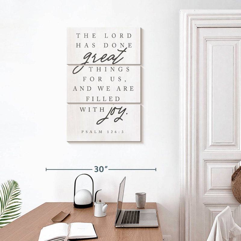Tergel «The Lord Has Done Great», H 32 po x l 20 po