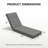 Outdoor 4'' Chaise Lounge Cushions Lounge Chair Cushions 21" W X 72" L-1925473305
